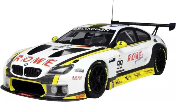 Гоночная серия BMW M6 GT3 2016 Spa 24 Hour Race Winner Пластиковая модель PN24001 Platz/NuNu 1/24 (Машина)