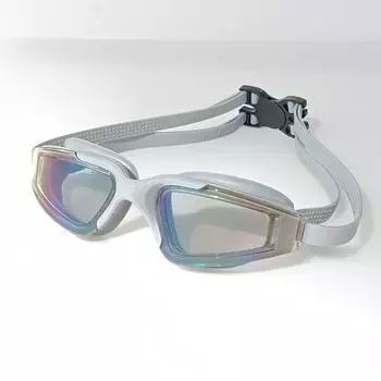 Гоночные очки для взрослых мужчин и женщин, тренировочные профессиональные гальванизированные очки для плавания с защитой от УФ-излучения и запотевания