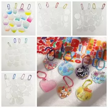 Goo Card акриловая пластина Goo прозрачный брелок Goo Card DIY Goo Plate игрушка для детей