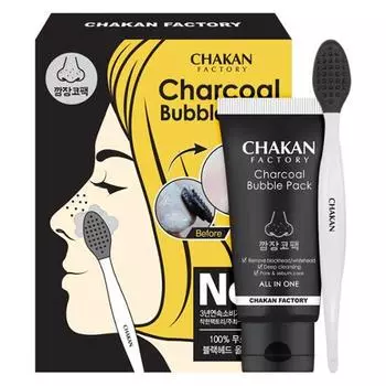 Good Factory Charcoal Bomb Black Nose Pack 40 мл, Корейская маска для носа
