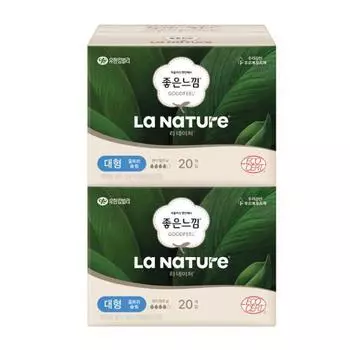 Good Feeling La Nature Nature Bag 2 упаковки, 2 типа, выберите 1, корейские женские товары La Nature Woolnaljung 24P*2pack