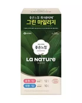 Good Feeling La Nature Ultra Slim Medium 12P + Large 10P Специальная корейская женская продукция