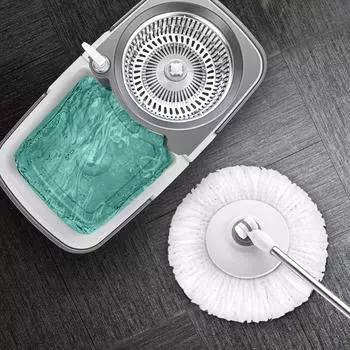 Good god drag lazy man вращающаяся швабра split швабра ведро бытовая швабра без помощи рук из хлопчатобумажной пряжи впитывающая швабра вращающаяся швабра