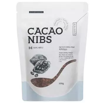 Good Habits Cacao Nibs, 200g, 1 piece, Korean nuts