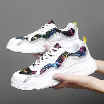 Good Quality 2024 Spring and Autumn New Fashion Men s Sports Shoes Breathable Couple Shoes Outdoor Non-slip Wear-resistant Shoes 36