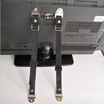 Good Quality Baby Safety Lock 2pcs/lot Baby Safety Anti-Tip Straps For Flat TV And Furniture Wall Strap Child Lock Protection чёрный