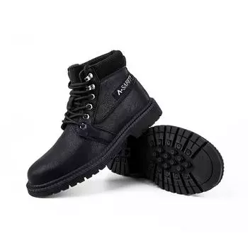 Good Quality Safety Boot Waterproof Steel Toe Men s Working Non- slip Puncture-Proof Security Safety Shoes 40 чёрный