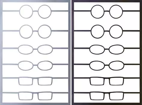 GOOD SMILE COMPANY Nendoroid Doll Etched Glasses Completed Set, Metal,