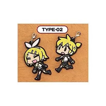 Good Smile Lottery Hatsune Miku 2012 Winter F Prize Rubber Strap Ver. [Rin & Len] CHANCOver.