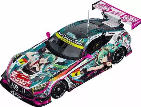 Good Smile Racing Hatsune Miku GT Project Good Smile Hatsune Miku AMG 2020 SUPER GT Okayama Тестовый масштаб, окрашенная смолой готовая миниатюрная машинка в масштабе 1/43.