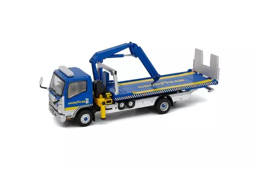 Good Year Isuzu N Series Flatbed Trailer Diecast Mini Car