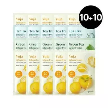 Goodal 10+10 Mild Mask Green Tea (Moisture Replenishment)
