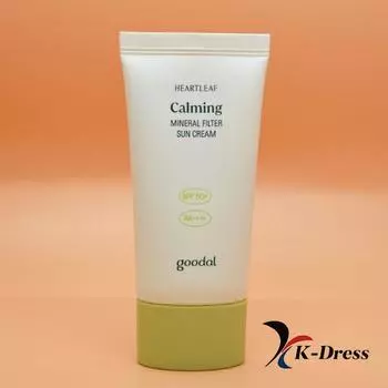 Goodal Clear Centella Успокаивающий минеральный солнцезащитный крем 50 мл 1 PCS