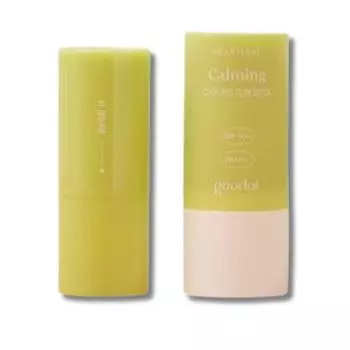 Goodal Clear Houttuynia cordata Успокаивающий охлаждающий солнцезащитный карандаш 1+1 Special SPF50+ PA+++, 19 г, 2 шт.