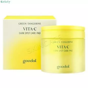 Goodal Green Tangerine Vita C Прокладки для ухода за пятнами, 70 листов