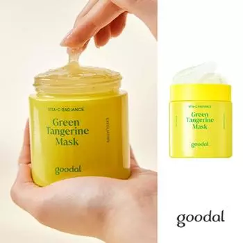 Goodal Green Tangerine Vita C Смываемая маска, БЕСПЛАТНО, 1 шт., 1 шт.