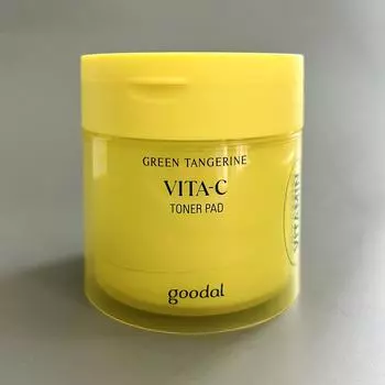 Goodal Green Tangerine Vita C Toner Pad Plus, 70 листов, 160 мл