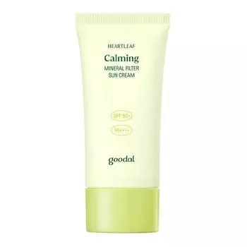[goodal] Heartleaf Успокаивающий минеральный солнцезащитный крем с фильтром SPF 50+ PA++++ 50 мл