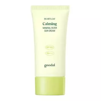 [goodal] Heartleaf Успокаивающий минеральный солнцезащитный крем с фильтром SPF 50+ PA++++ 50 мл