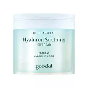 GOODAL Ice Heartleaf Hyaluron Soothing Clear Pad - 210мл (70pcs)