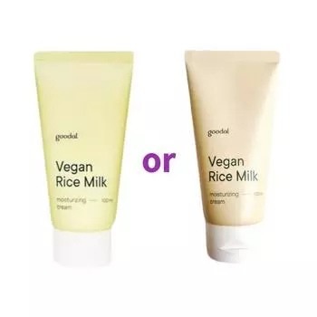 GOODAL Мягкий веганский увлажняющий крем с рисовым молоком 100 мл 1ea