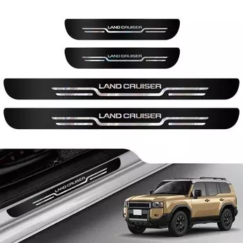GOODGOODCAR Новейшая модель Land Cruiser 250, релиз в апреле 2024 г., защитная накладка на порог, подходящая для всех Land Cruiser 250, интерьер Land Cruiser 250
