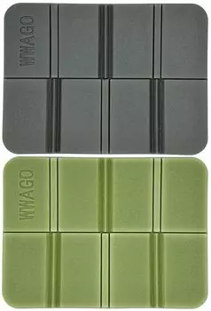 GoodKuru Набор из 2 складных ковриков для сауны, легкая, компактная, водонепроницаемая простыня для сауны (Черный, Хаки)