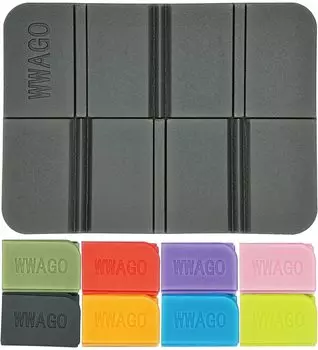 GoodKuru Sauna Color Foldable Butt 1 Sauna Goods Mat, Selectable, Mat, Piece, Lightweight, Compact, Waterproof, (черный)