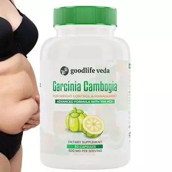 Goodlife Garcinia Cambogia для похудения, добавка для мужчин и женщин, усовершенствованная формула с 70% HCA, 60 капсул