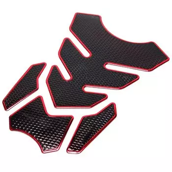 GoodsLand Tank Pad Tank Guard Универсальная наклейка на бак для велосипеда Стильная [4 цвета] GD-TANKPAD-RD