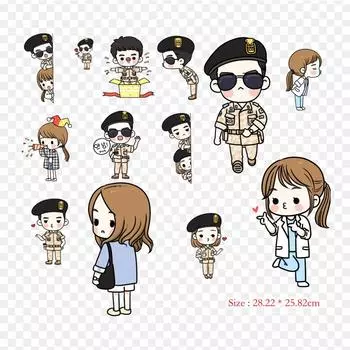 Google Дизайнер Утюг на теплопередаче Печать Виниловые патчи Наклейка для одежды DIY Аппликации Моющиеся пластыри