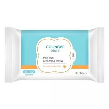 GOONGBE Мягкие очищающие салфетки для загара 30 листов