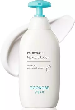 GOONGBE Primune Moisture Lotion 350 мл Уход за кожей младенцев Детский лосьон Детские товары Натуральные ингредиенты Для новорожденных Сухая кожа Чувствительная кожа Увлажнение Высокая
