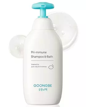 GOONGBE Primune Whole Body Baby Soap 350ml for the whole does not stain weakly baby skin baby baby baby baby natural dry sensitive highly baby
