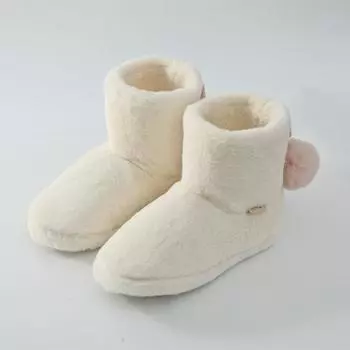 Goosecret женские зимние теплые хлопковые сапоги зимние короткие меховые хлопковые сапоги новые меховые ботильоны мягкие плоские сапоги с подкладкой теплые зимние сапоги 36 белый