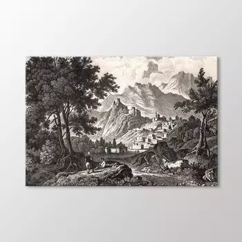 Гора Арарат и Догубеязит Живопись