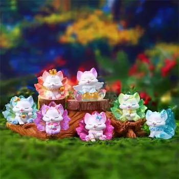 Гора и море Девятихвостая лиса Серия смоляные украшения слепые фигурки коробки таинственная коробка декоративные украшения игрушки