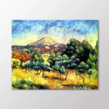 Гора Сент-Виктуар, 1888 г. Живопись