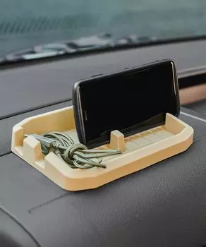 GORDON MILLER 1735853 Car Smartphone Stand Tray, Coyote Beige