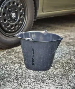 GORDON MILLER Автомобильное резиновое ведро для мытья автомобиля 8 л темно-серое 1714707 темно-серого