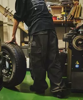 GORDON MILLER Унисекс брюки-карго VIBTEX размер 2 L угольно-серый 1767078 WORKS_UTILITY (Эквивалент JP)