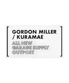 GORDON MILLER вырезанная наклейка KURAMAE черная 1765508 220120 чёрный