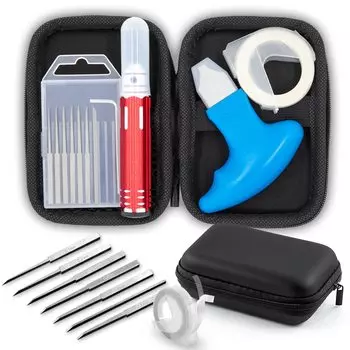 Goreson Sujibori Chisel Set Совместимость с Пластиковыми моделями Sujibori Line Carving Tool Set Совместимость с Gunpla Пластиковые модели Части Chisel Открывалка