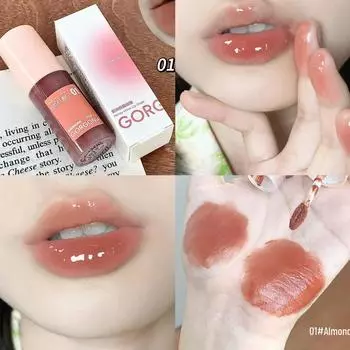 GORGONIA Зеркальный блеск для губ Honey Dew - Водянистый блеск для губ для студентов и вечеринок