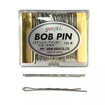 Goriki Kogyo Американские булавки из нержавеющей стали, плоские, квадратные, 100 шт.
