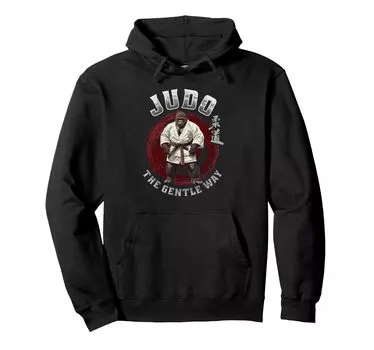 Gorilla Japan Hoodie Judo-Judoka чёрный