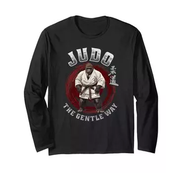 Gorilla Japan Long Sleeve Judo-Judoka T-Shirt чёрный