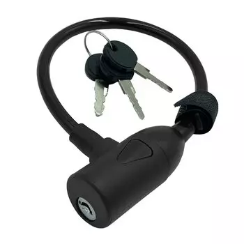 Gorin Bicycle Wire Lock Assist Bicycle G230W Black Small [Электрический замок] Защита от кражи