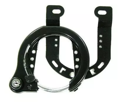 GORIN MTB кольцевой замок с кронштейном черный 02447 GR-920