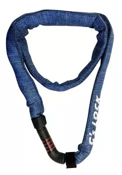 GORIN Неопреновый чехол Цепной замок с кодовым циферблатом Джинсовый узор GS-8-1200 (DN) джинсовый